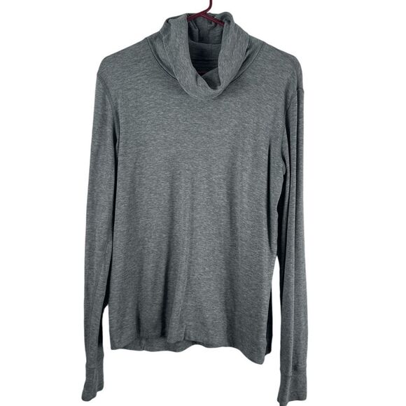Lululemon Double Up Long Sleeve Reversible Turtleneck Gray - Picture 1 of 10